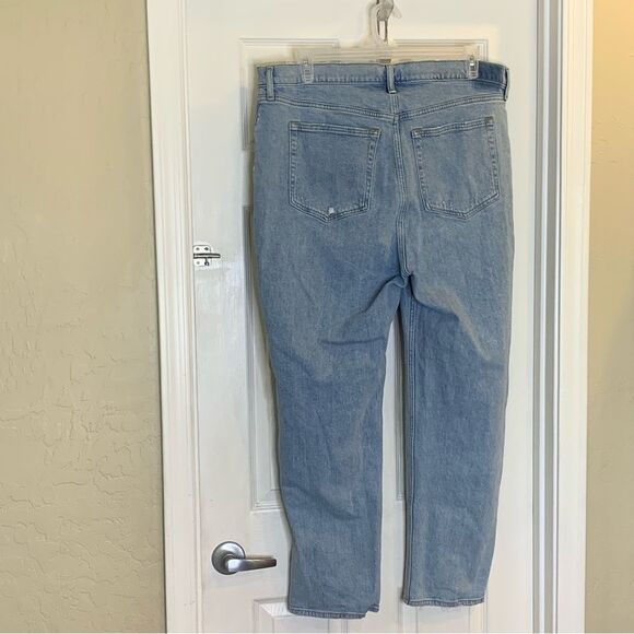 ABERCROMBIE &‎ FITCH The Dad High Rise Fold Over Waist Size 18R - Picture 4 of 11